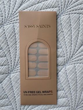 Sassy Saints UV-Free Gel Nail Wraps - Sugar Glaze
